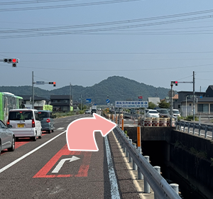 長良方面から2